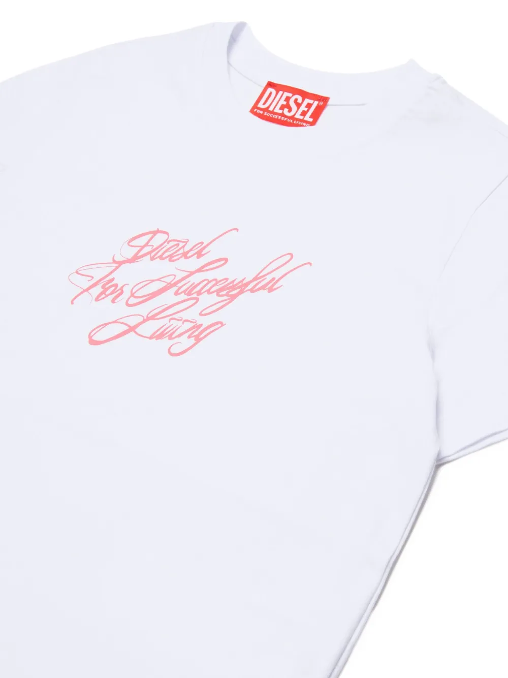 Diesel Tripit Crew-neck T-shirt In White