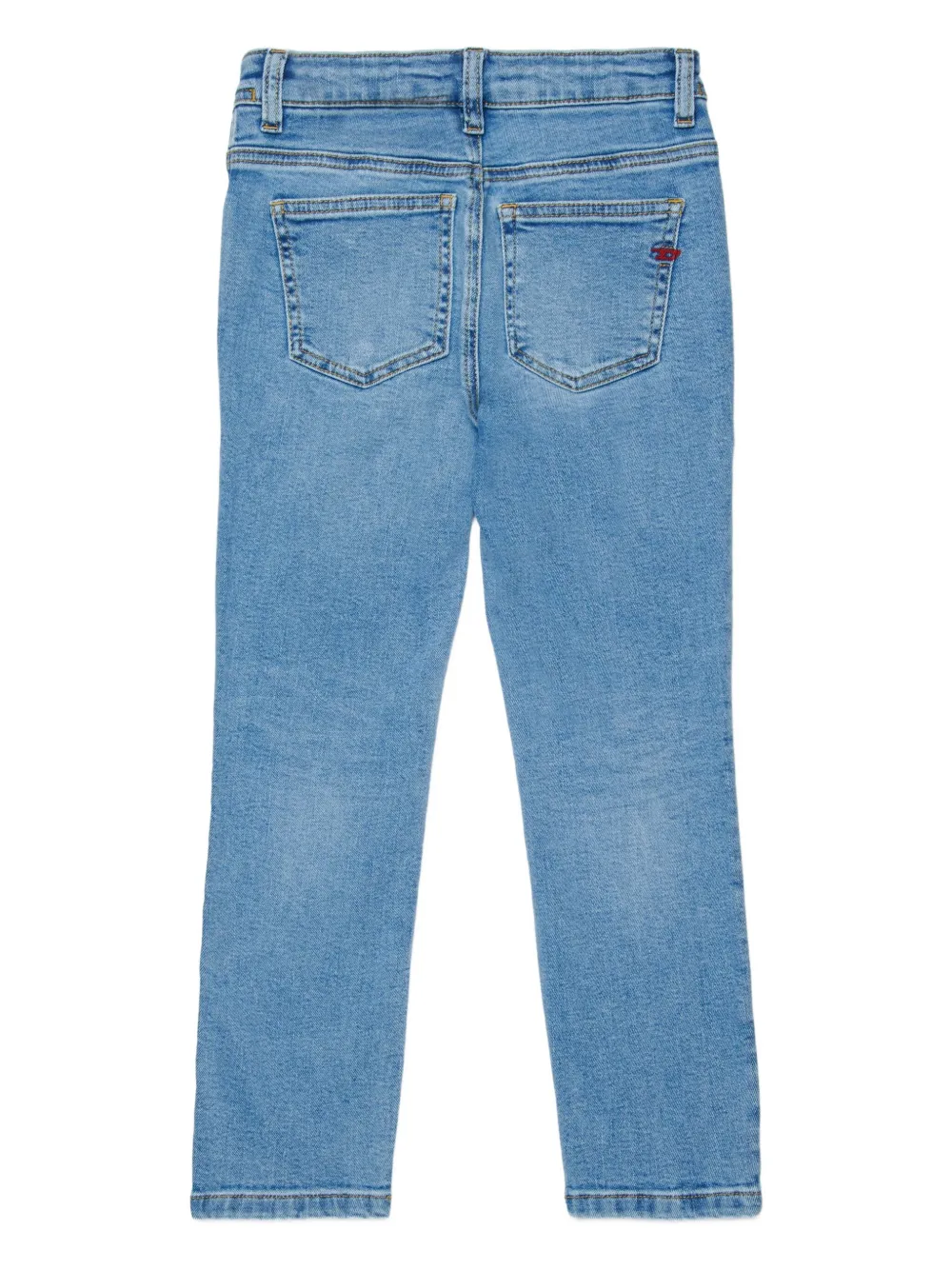 Diesel Kids Jeans met logoprint Blauw