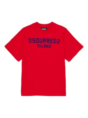 VETEMENTS logo-print T-shirt | Red | FARFETCH
