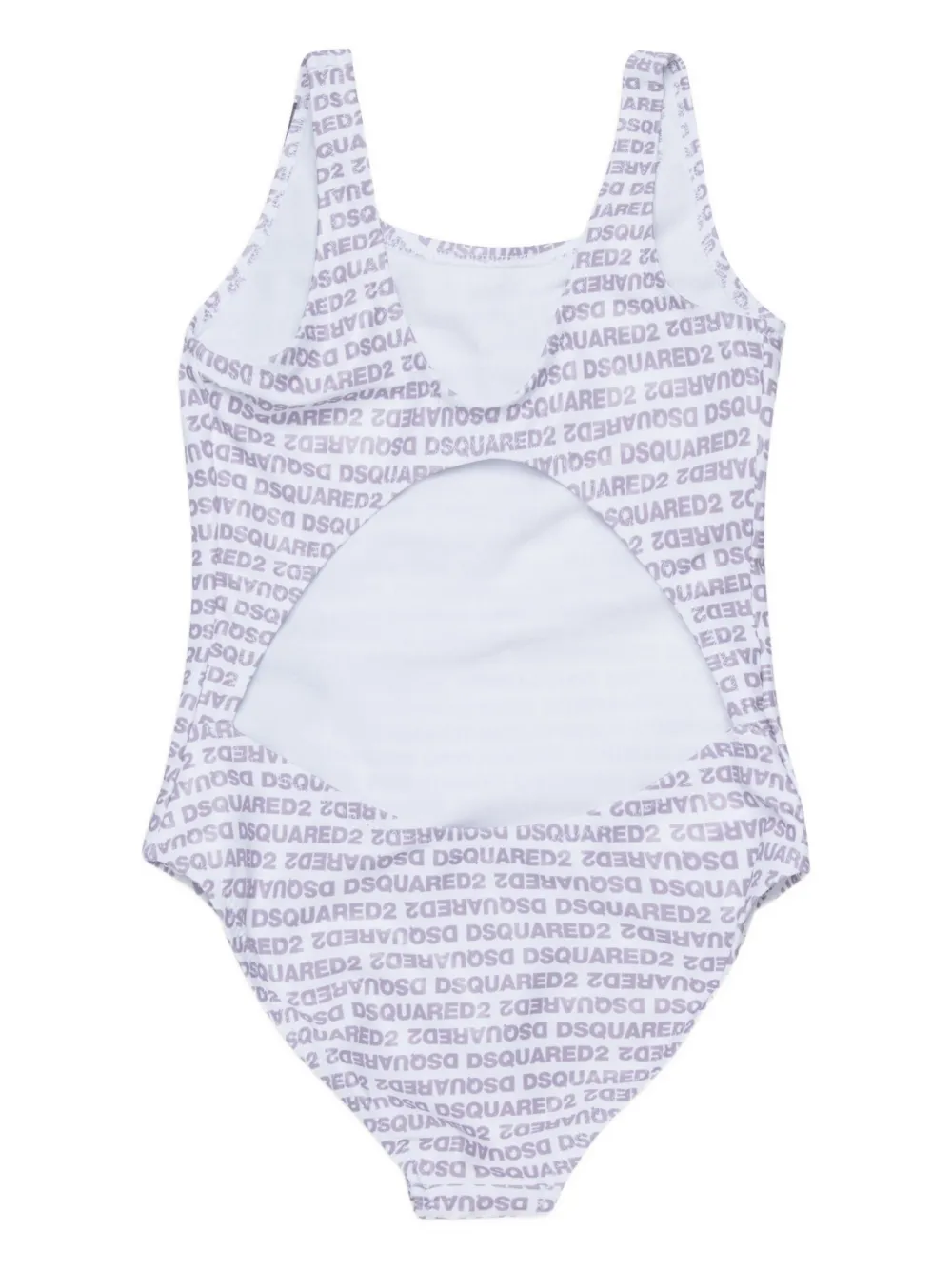 Dsquared2 Logo Swimsuit In Blue