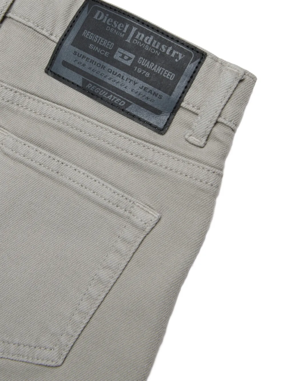 Diesel Kids Mini-rok met franje zoom Zilver