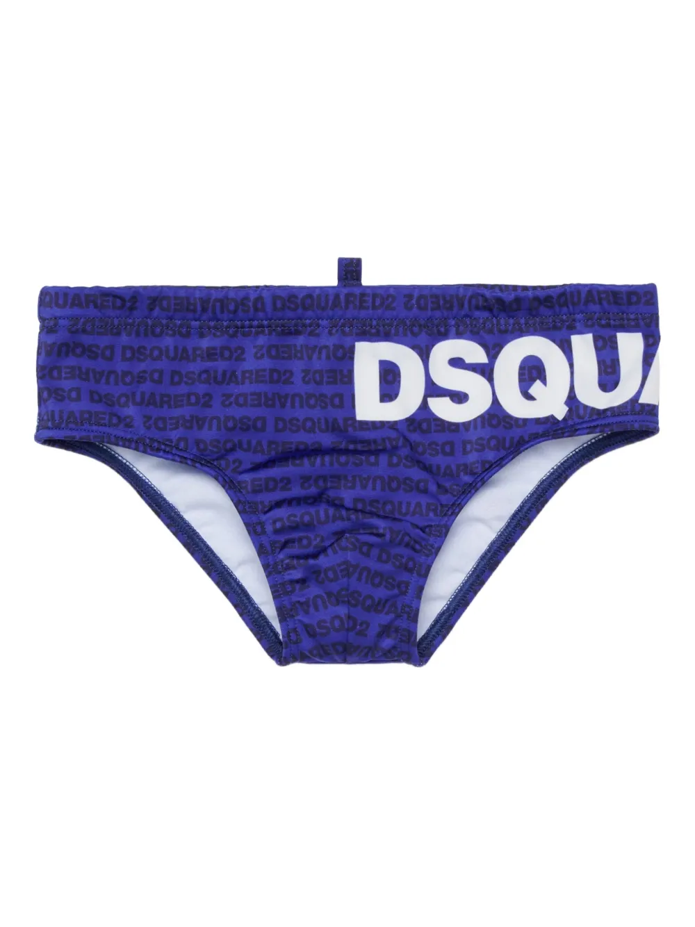 Dsquared2 Logo Swim Trunks In Blue