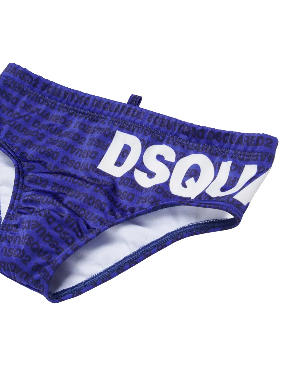 Dsquared2 Logo Swim Trunks In Blue