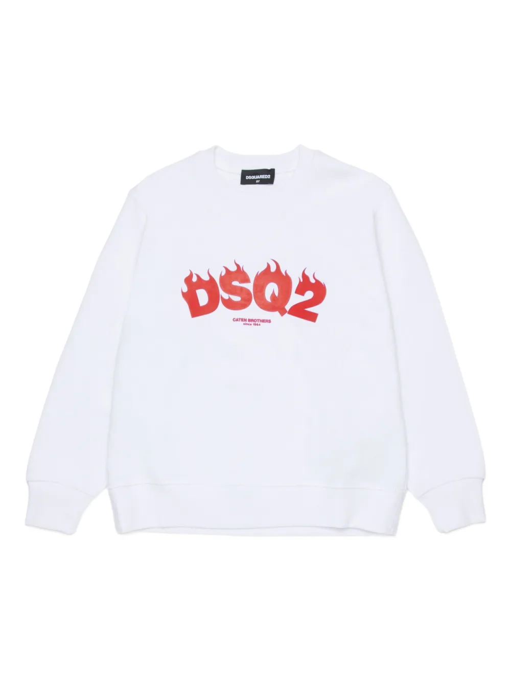 DSQUARED2 KIDS Felpa con stampa - Bianco
