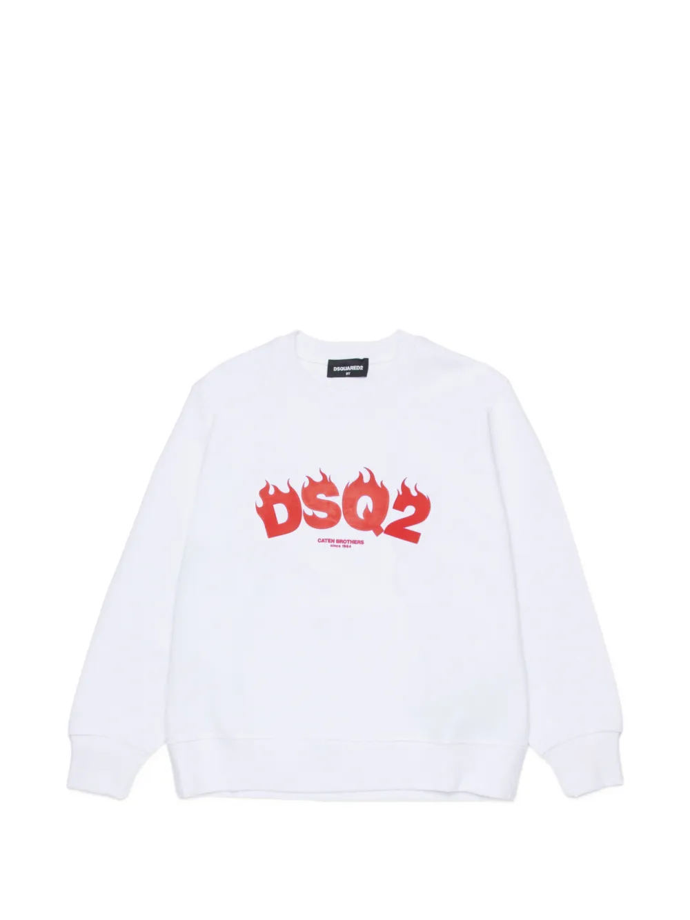 DSQUARED2 KIDS Felpa con stampa - Bianco