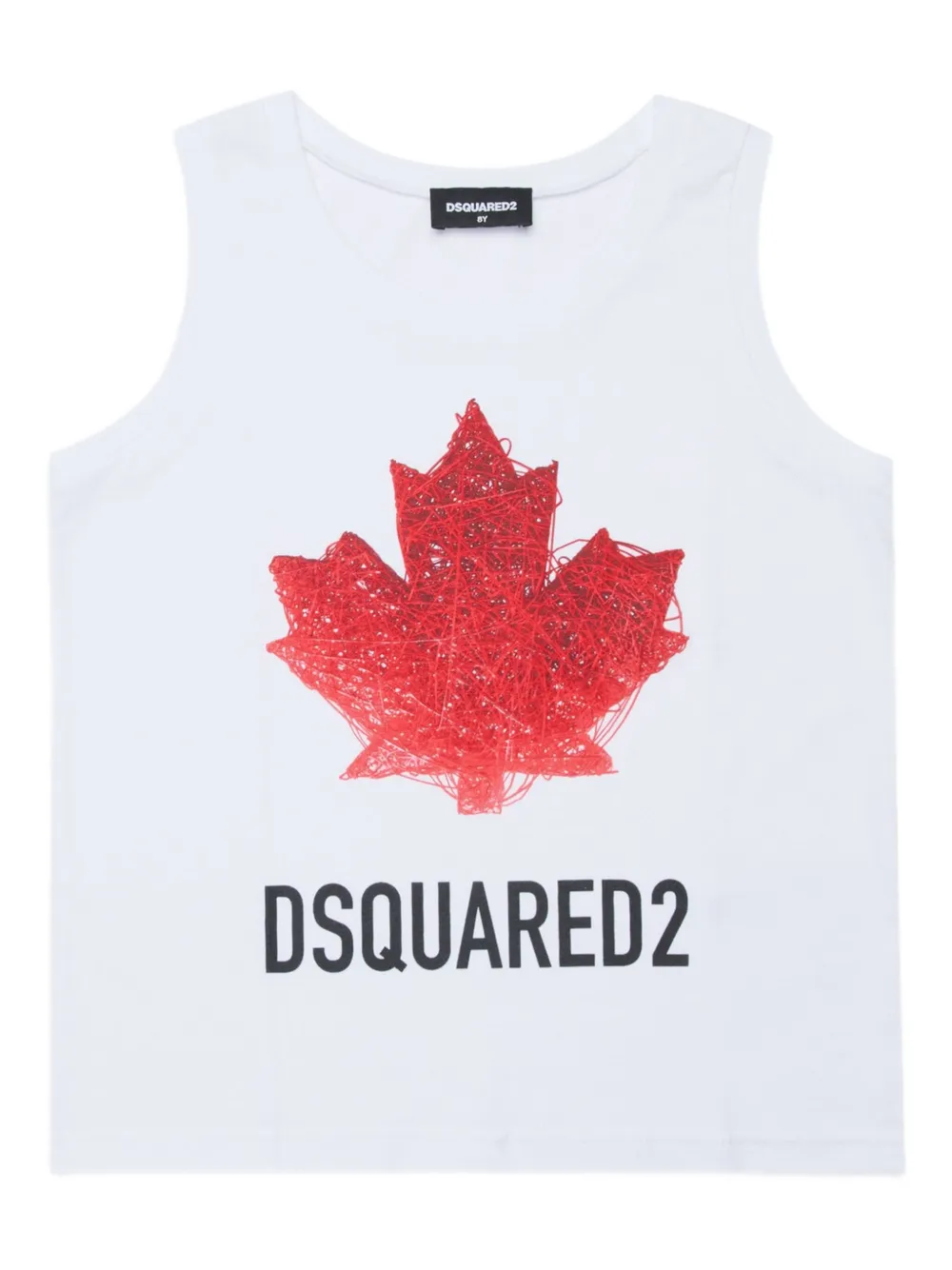 DSQUARED2 KIDS T-shirt smanicata - Bianco