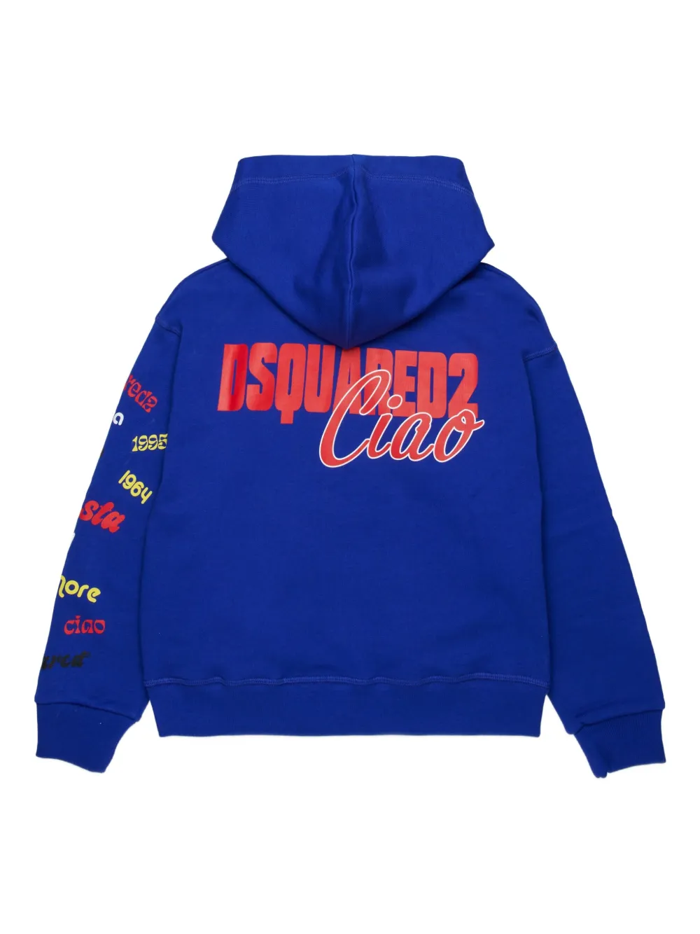 DSQUARED2 KIDS Sweater met rits en capuchon Blauw
