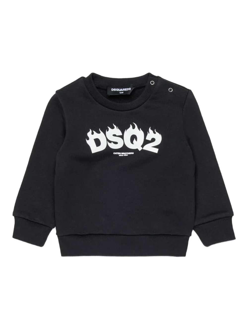 DSQUARED2 KIDS sudadera con logo estampado | negro | Image 1