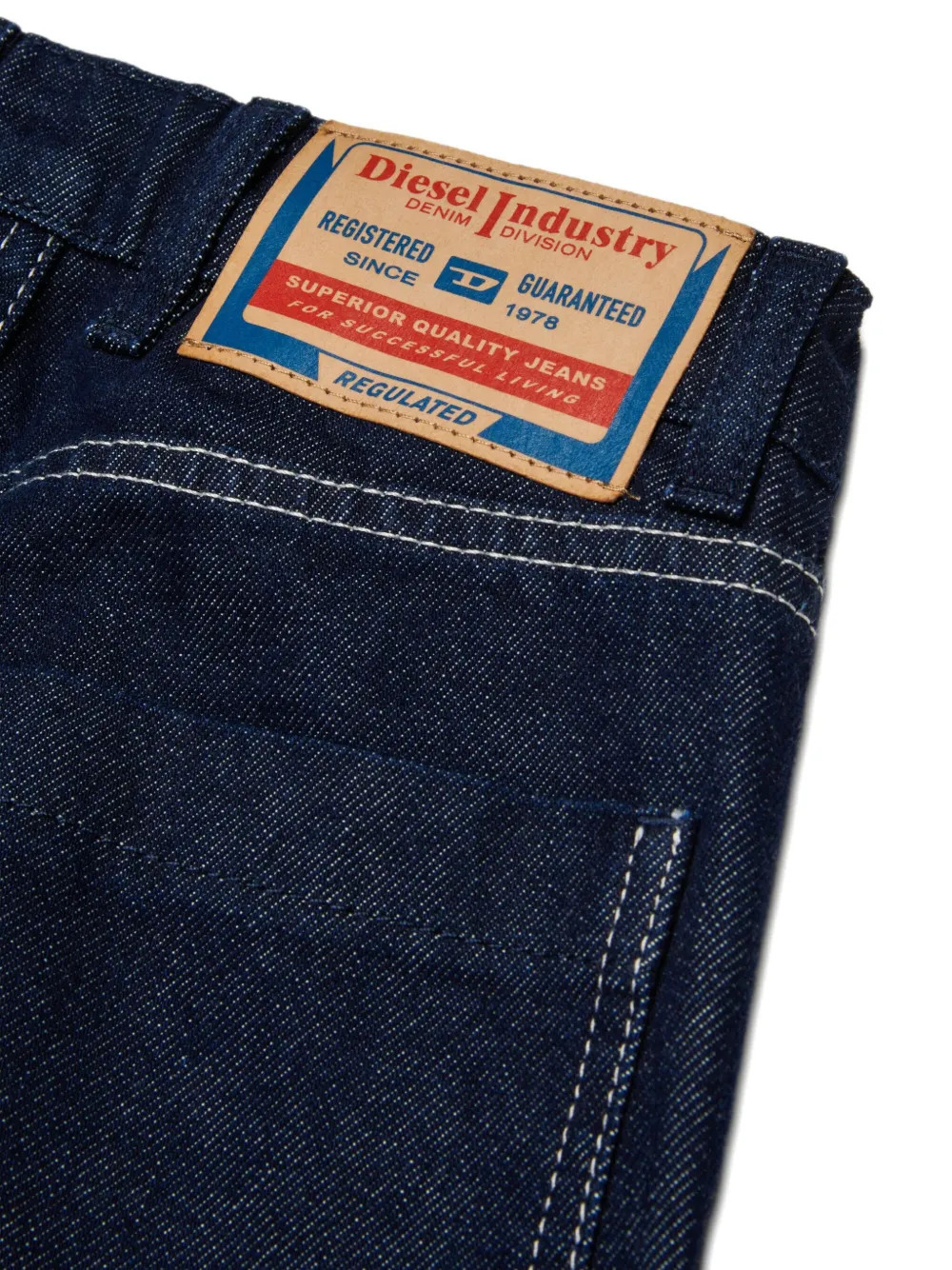 Diesel Kids D-Argix cargo jeans met zak Blauw