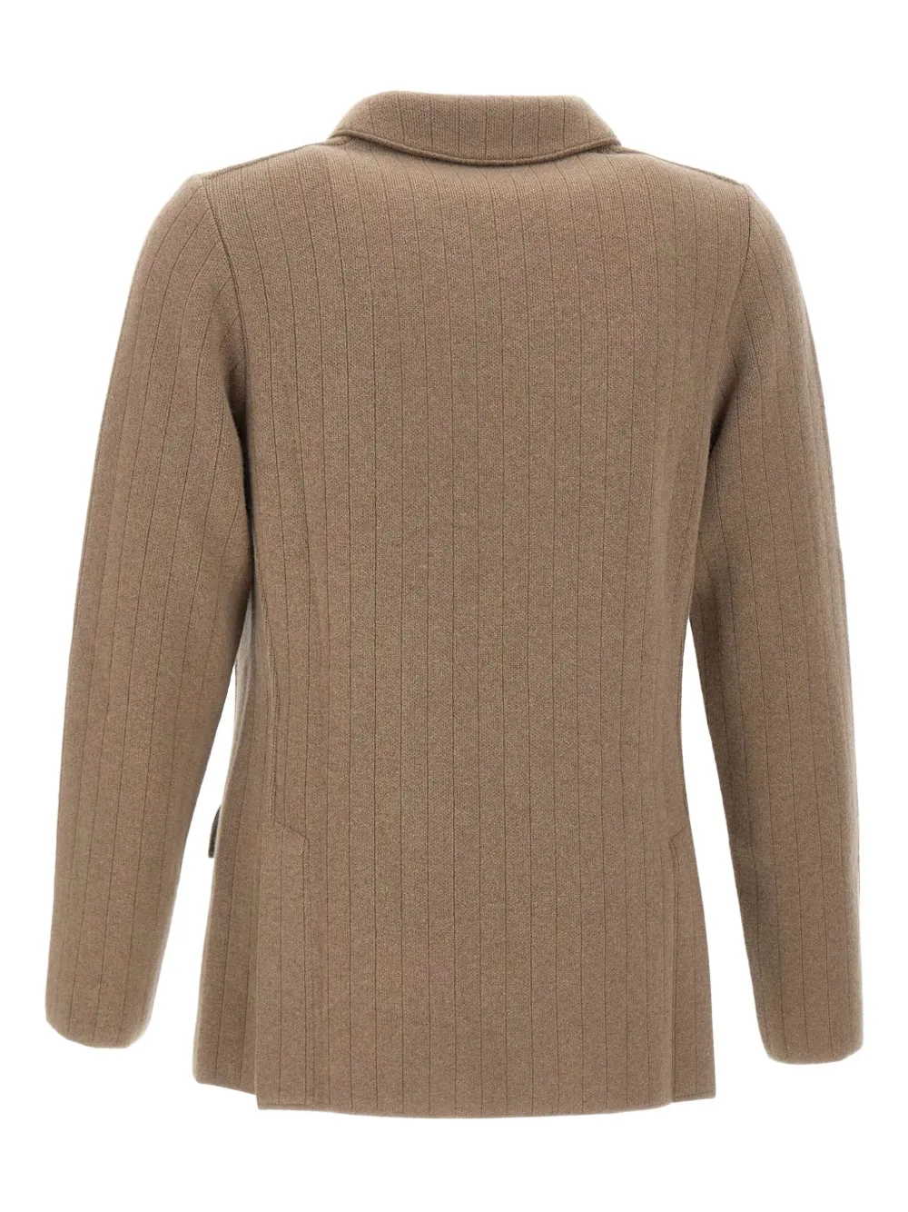 Lardini Geribbelde blazer Bruin