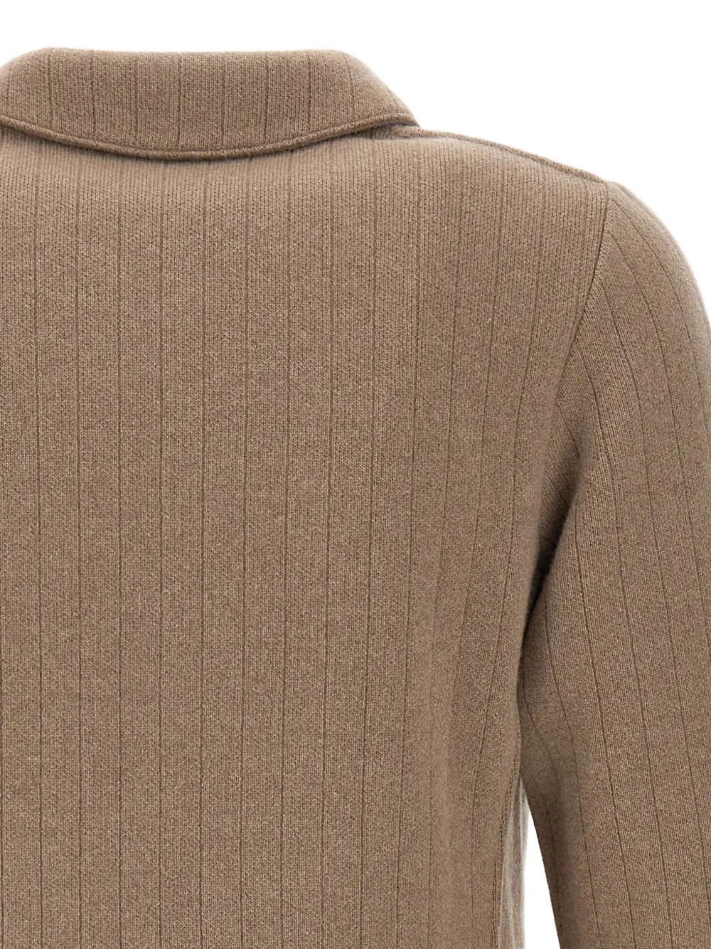 Lardini Geribbelde blazer Bruin