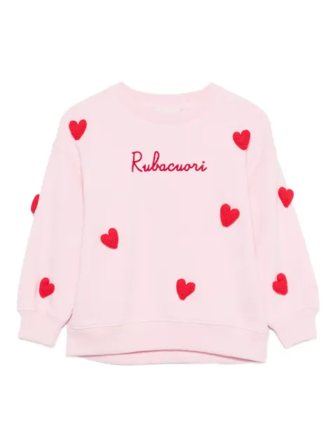 MC2 Saint Barth Kids heart-appliqué sweatshirt