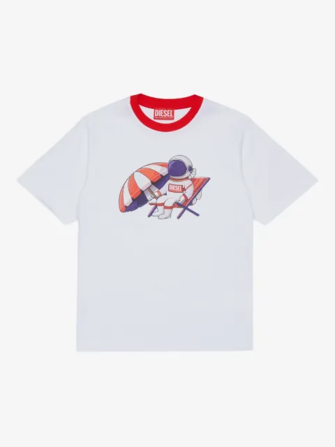 Diesel Kids Mtspacy Over graphic T-shirt