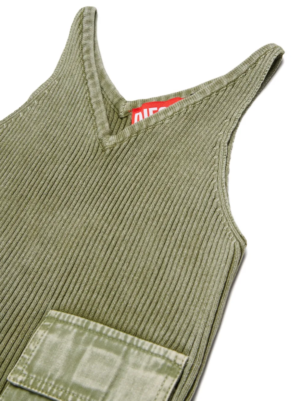 Diesel Kids Top met V-hals Groen