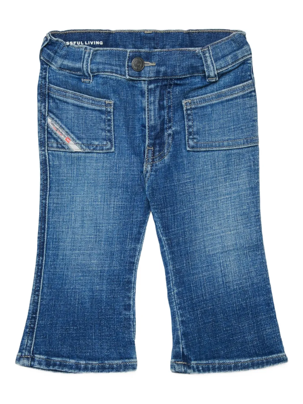 Diesel Kids Jeans svasati D-Heki-B - Blu