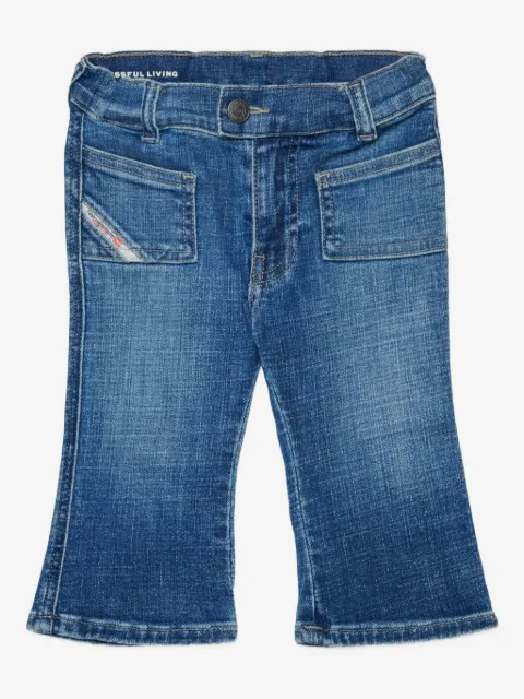 Diesel Kids D-Heki-B flared jeans