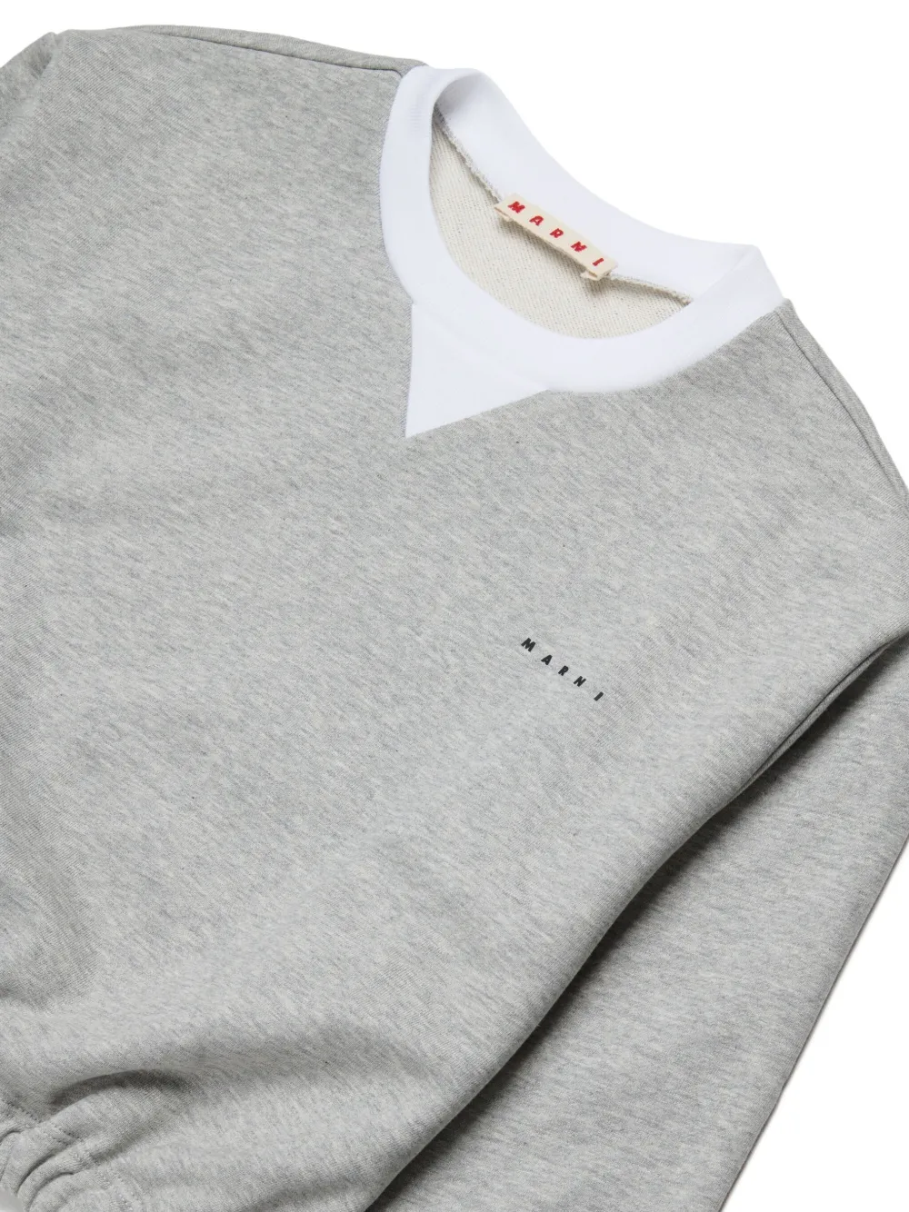 Marni Kids Sweater met ronde hals Grijs