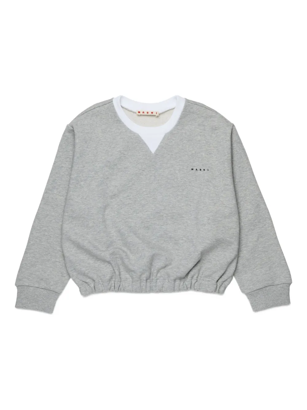 Marni Kids round-neck sweatshirt - Grey