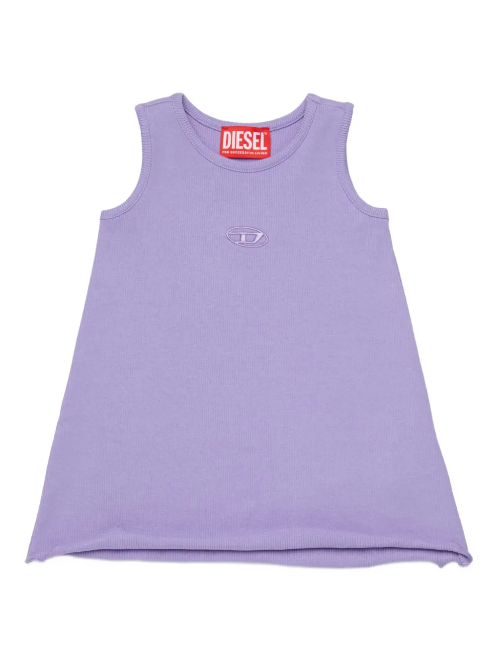 Diesel Kids Daspyb embroidered dress - Purple