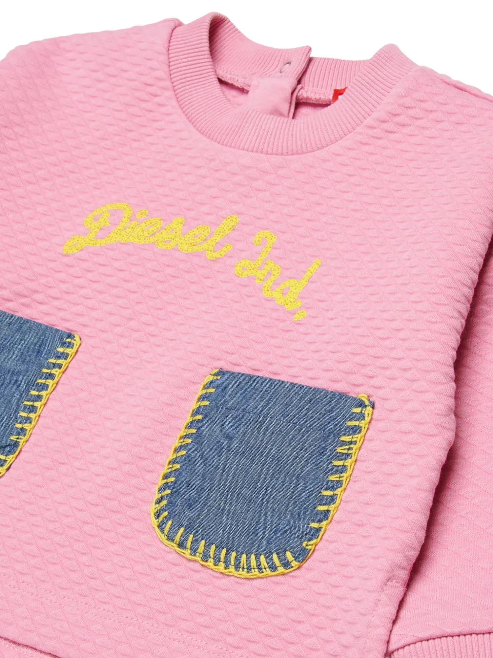 Diesel Kids Smyb sweater met zak Roze