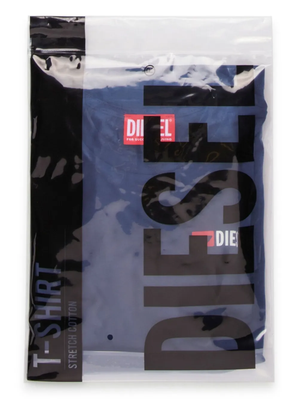 Diesel Kids T-shirt met logo Blauw