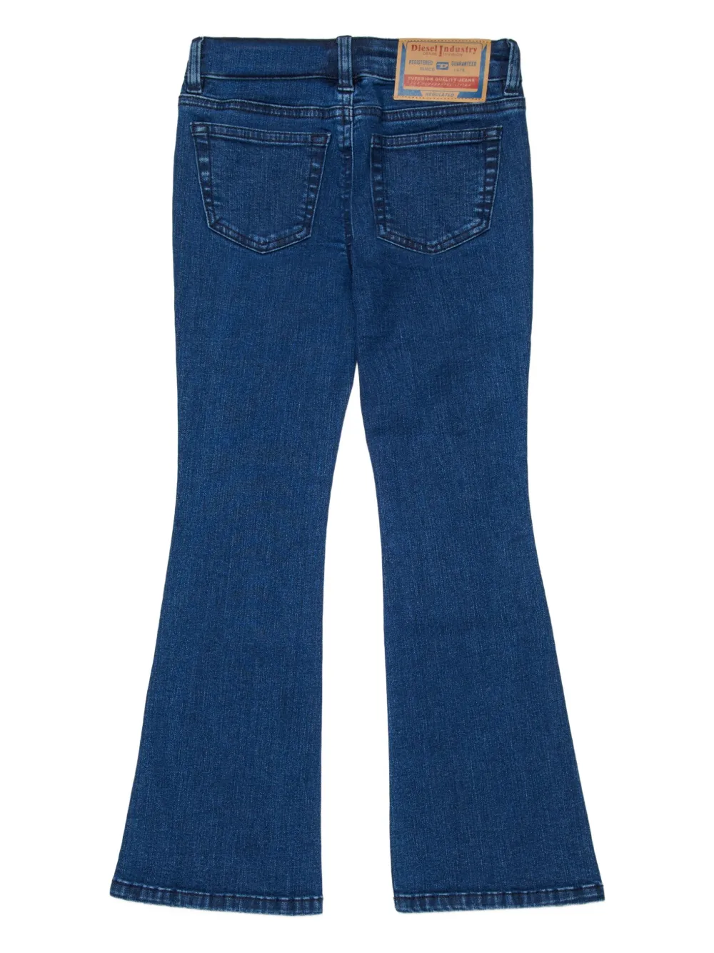  Diesel Kids Flared Cotton Denim - Blue 