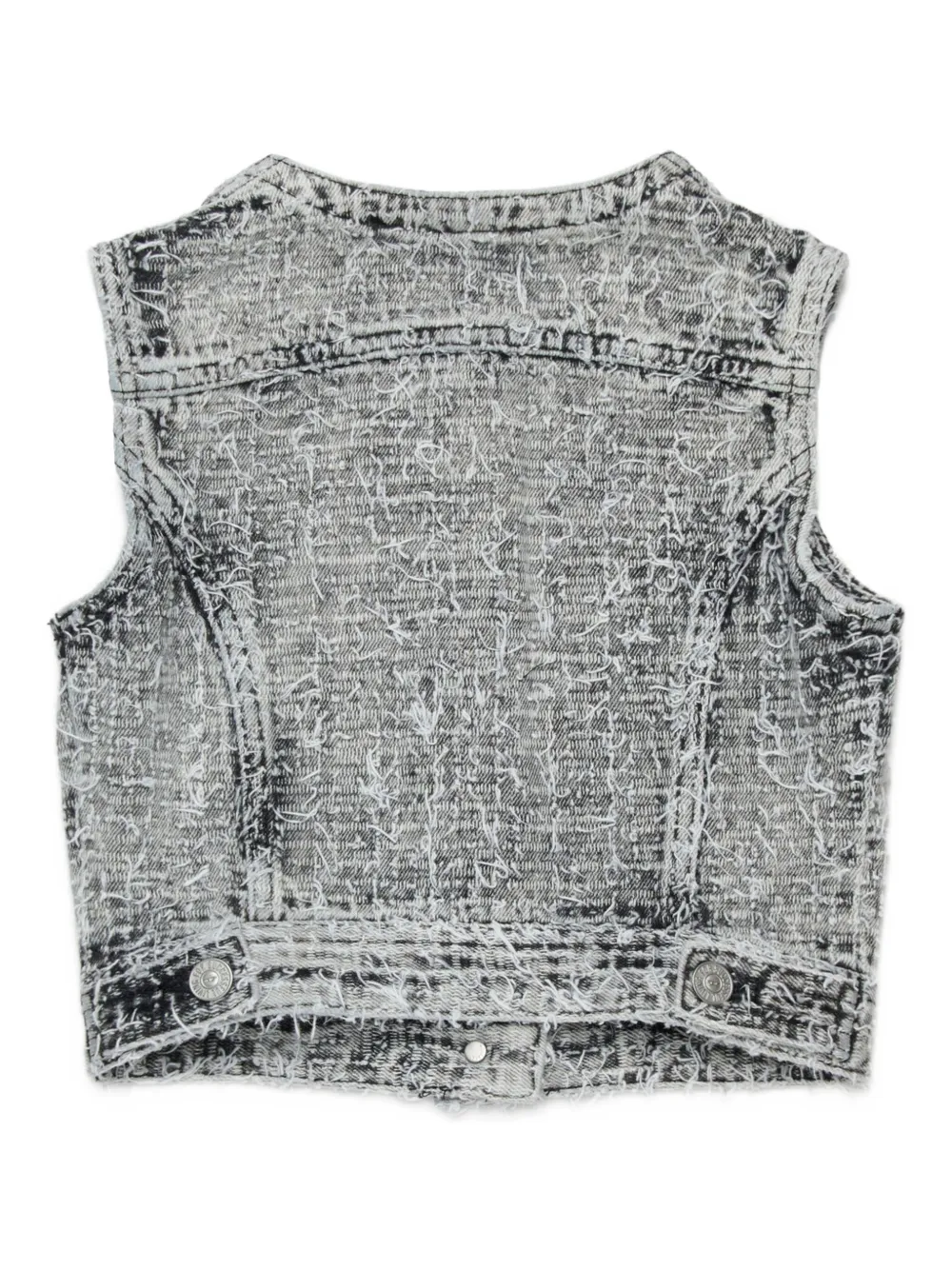  Diesel Kids Buttoned Waistcoats - Grey 