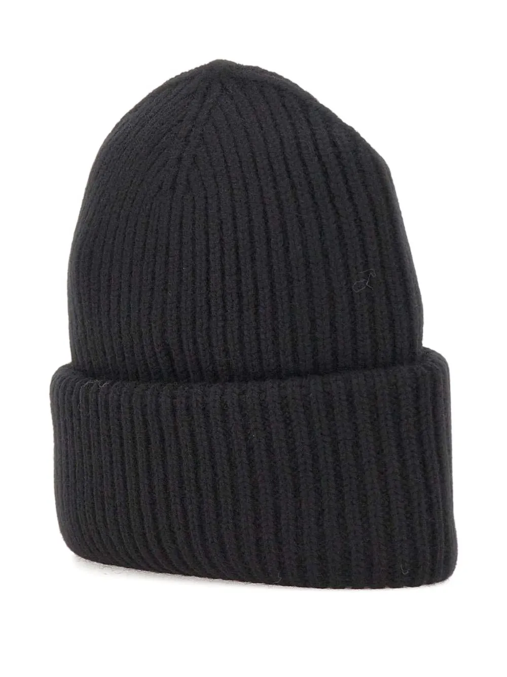 MC2 Saint Barth Berry ribbed logo-patch beanie hat | Image 2