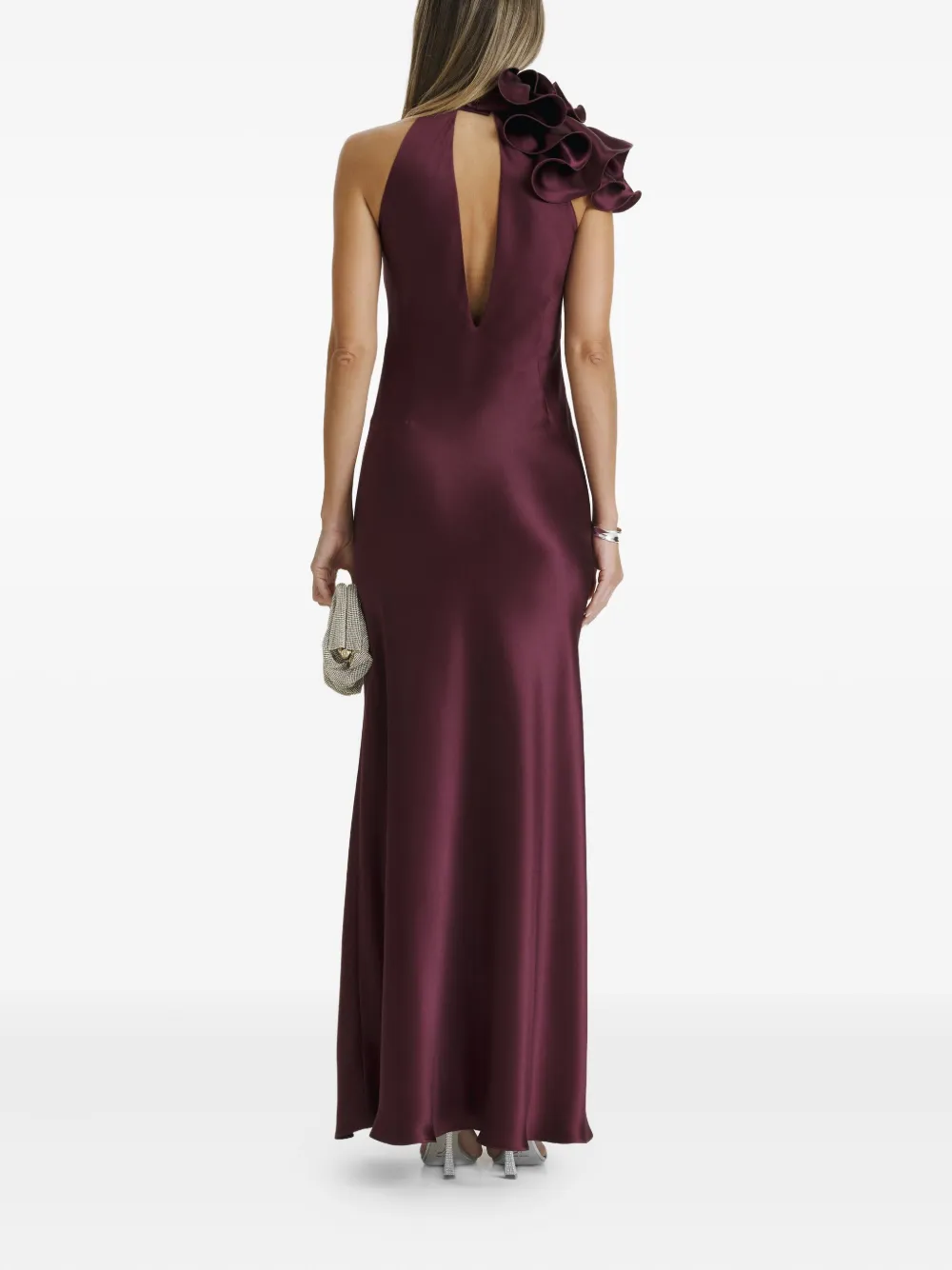 IL VOLO Fiora maxi-jurk Paars