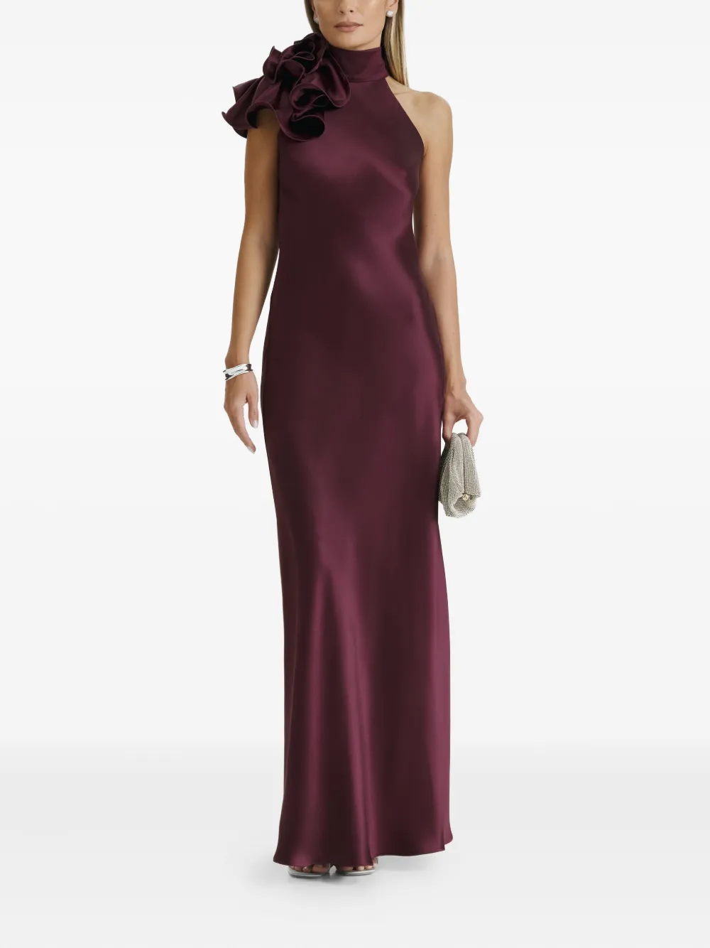 IL VOLO Fiora maxi-jurk Paars