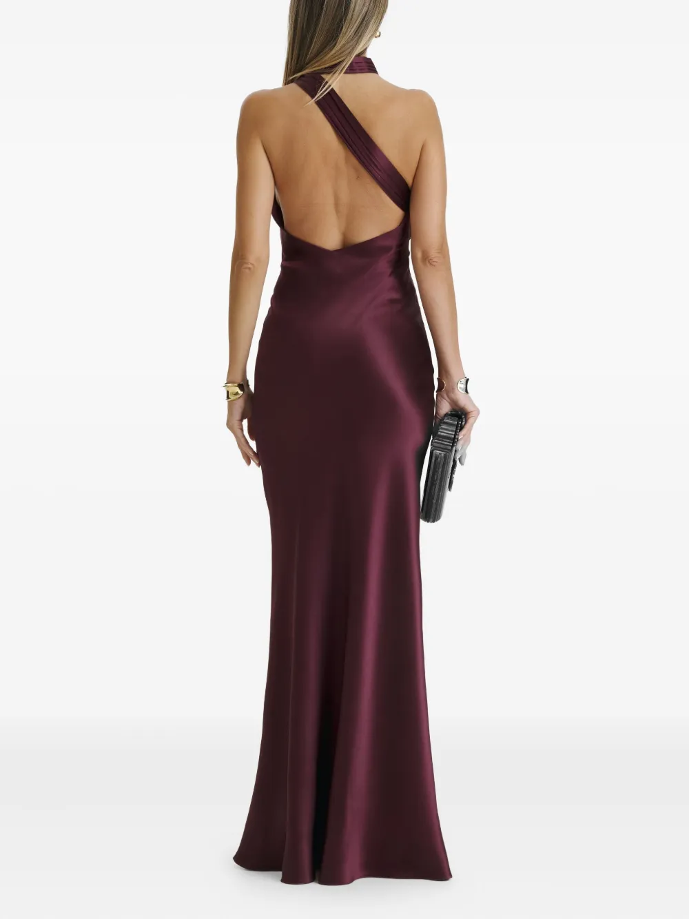 Il Volo Vionne Maxi Dress In Burgundy