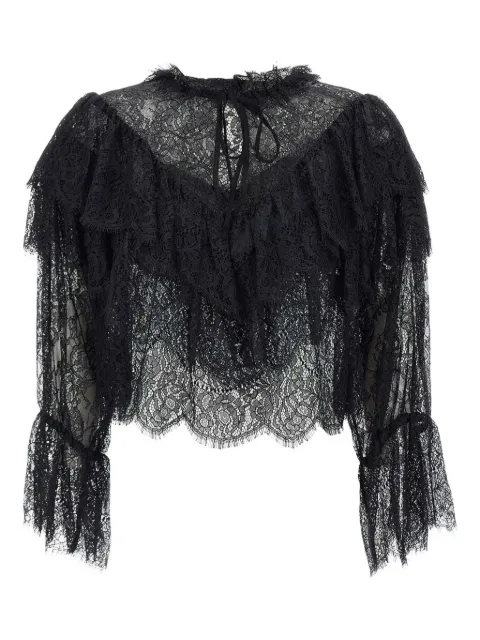Rixo blusa Faryn con volantes