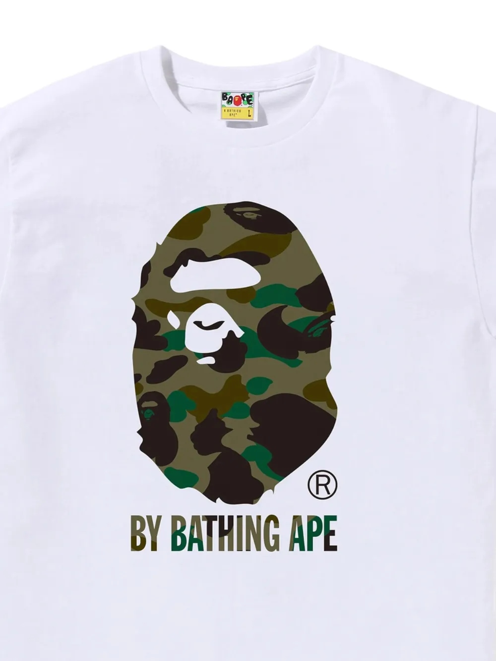 A BATHING APE® camouflage-print logo T-shirt | T-Shirts | Image 2