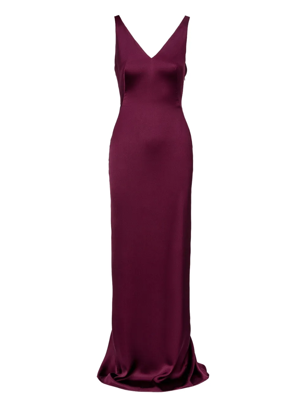 Il Volo Lavina V-neck Maxi Dress In Purple