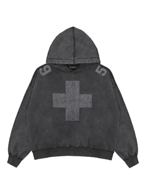MISBHV embellished-cross hoodie