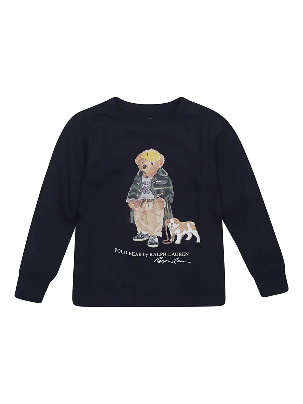 POLO RALPH LAUREN KIDS ベアグラフィック セーター - ブルー POLO RALPH LAUREN KIDS ベアグラフィック セーター - ブルー