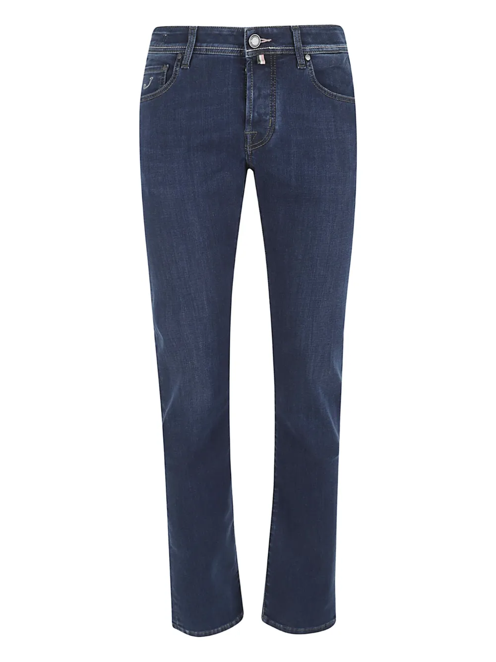 Jacob Cohën logo-patch jeans | bleu | Image 1