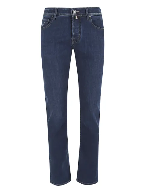 Jacob Cohën logo-patch jeans