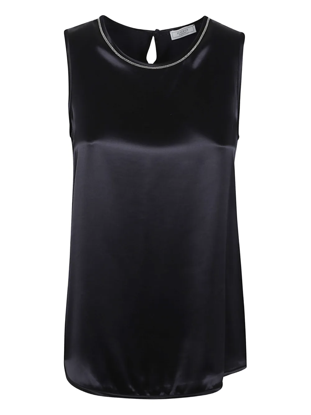 Peserico top con cuentas | negro | Image 1