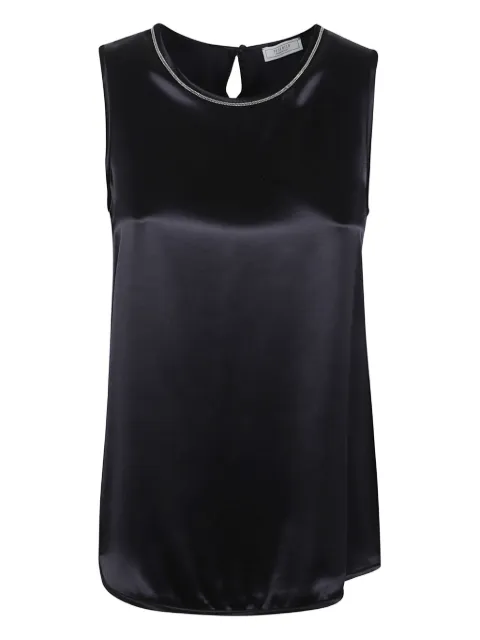 Peserico top con cuentas