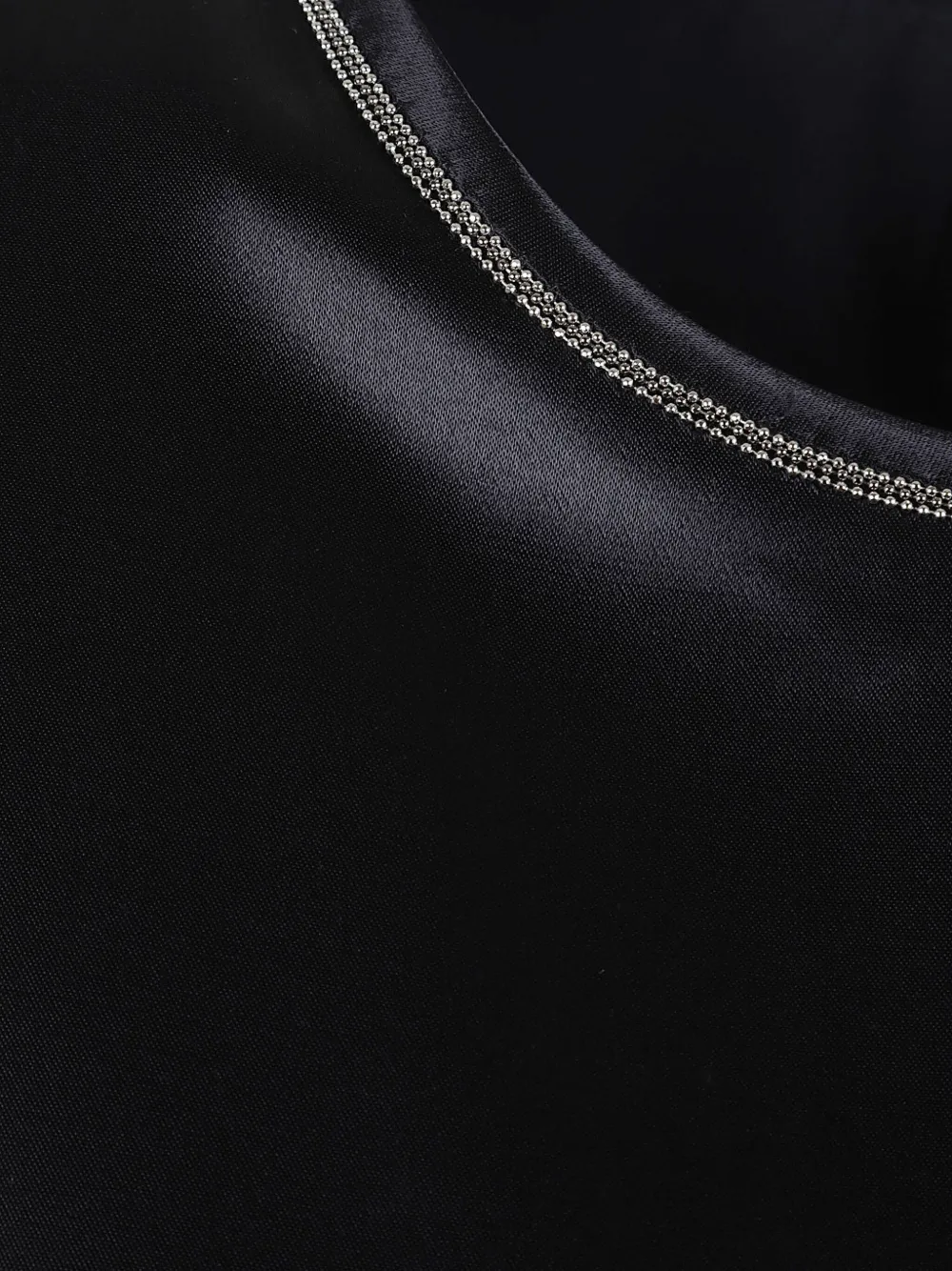 Peserico Top met kralen Zwart