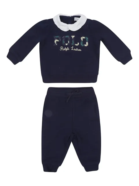 POLO RALPH LAUREN KIDS button-up trousers set