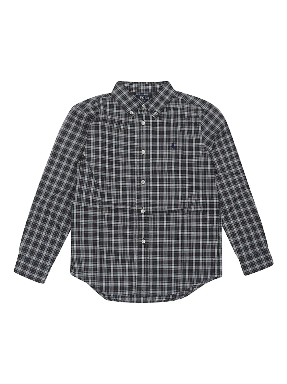 POLO RALPH LAUREN KIDS Geruit shirt Zwart