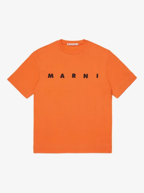 Marni Kids logo-print T-shirt