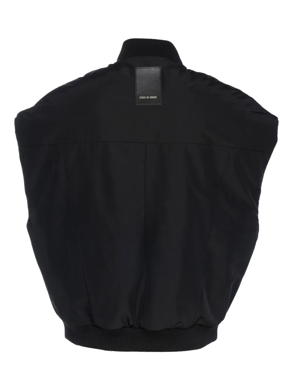 STATE OF ORDER rib-trim zip jacket | negro | Image 1