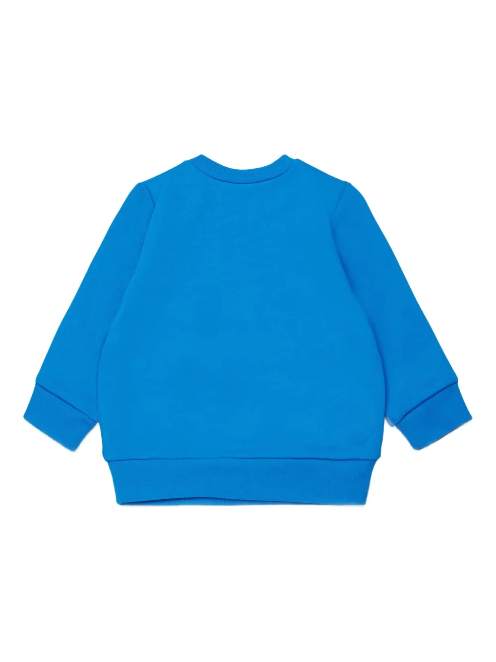 Marni Logo Crew-neck Sweatshirt In Blue