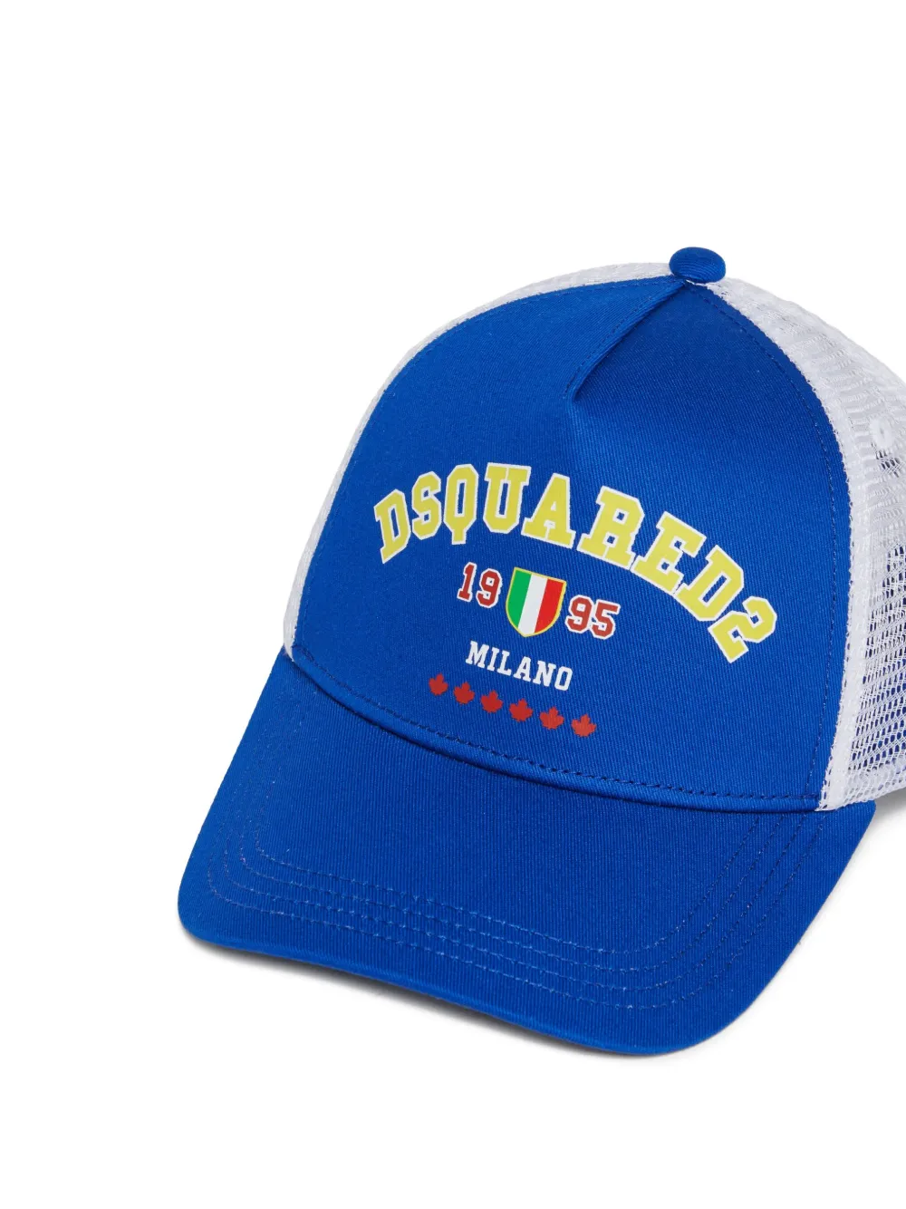  Dsquared2 Kids Logo Graphic-print Mesh Cap - Blue 