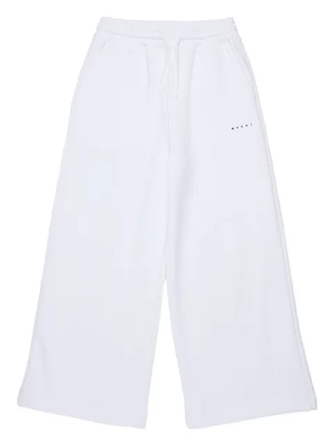 Marni Kids drawstring logo track pants