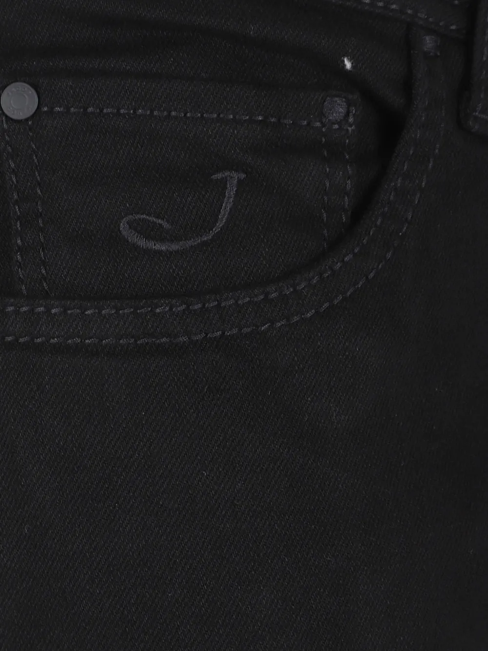 Jacob Cohën Jeans met logopatch Zwart