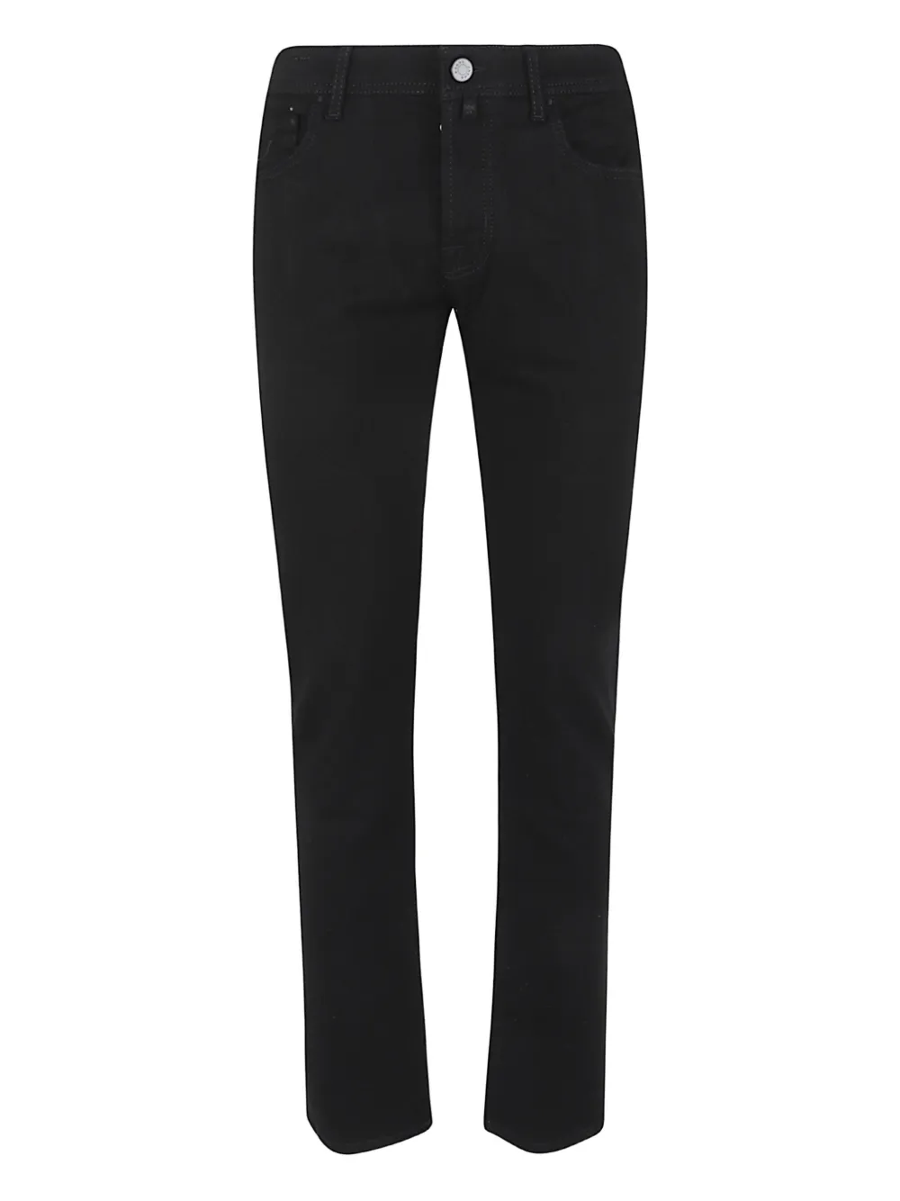 Jacob Cohën logo-patch jeans | Black | Image 1